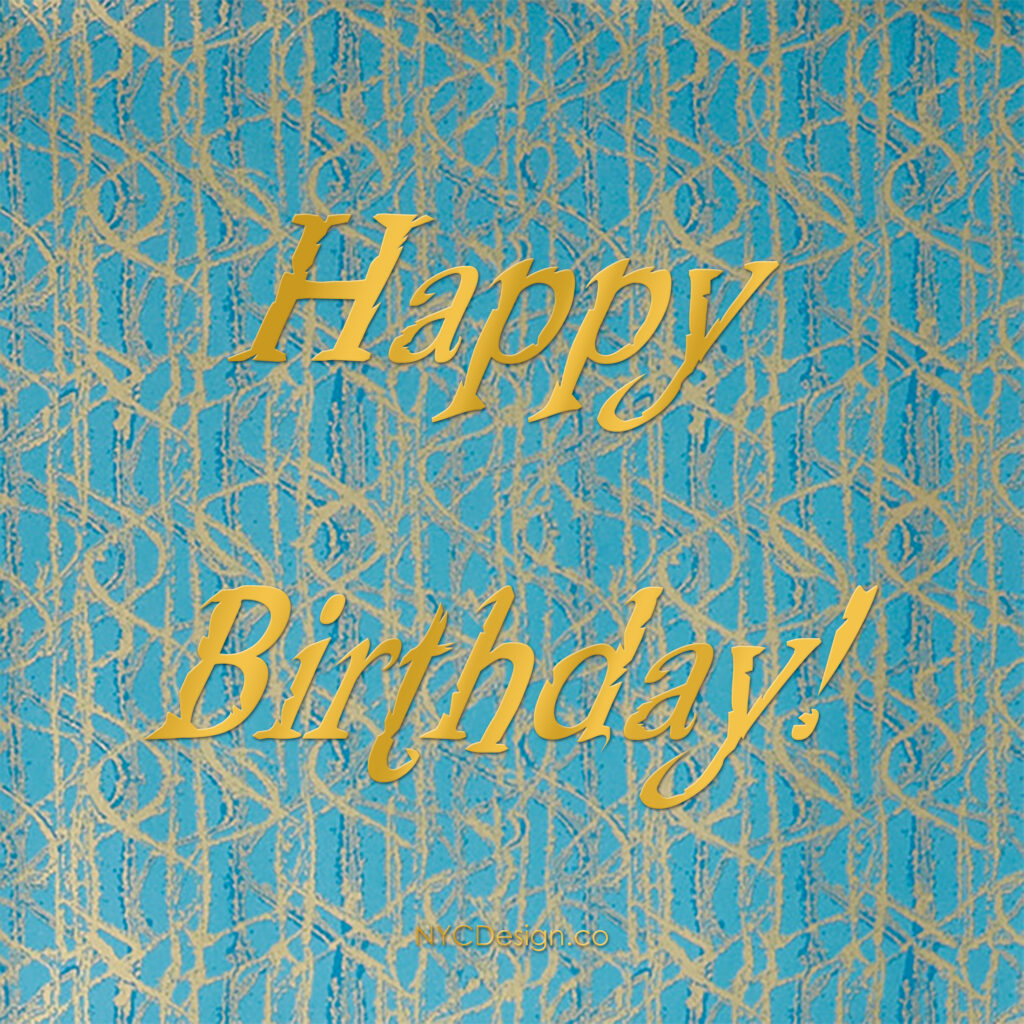 Happy Birthday Cards – Calligraphy, Printable – nycdesign.us: Printable ...