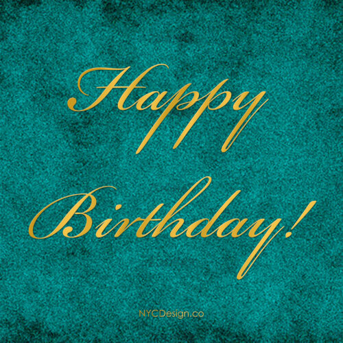 Happy Birthday Cards – Calligraphy, Printable, Pack 4 – nycdesign.us ...