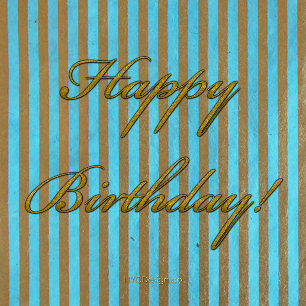 Happy Birthday Cards – Calligraphy, Printable, Pack 4 – nycdesign.us ...