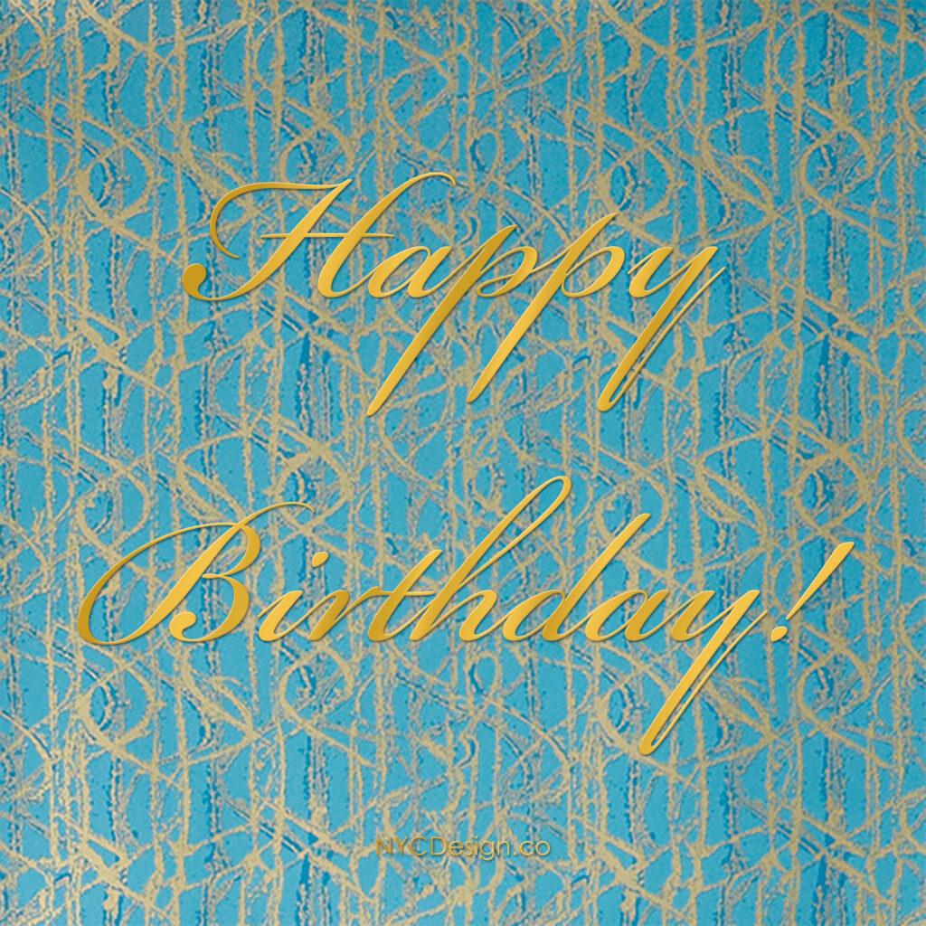 Happy Birthday Cards – Calligraphy, Printable, Pack 4 – nycdesign.us ...