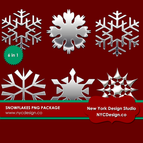 Snowflake PNG Pack 1