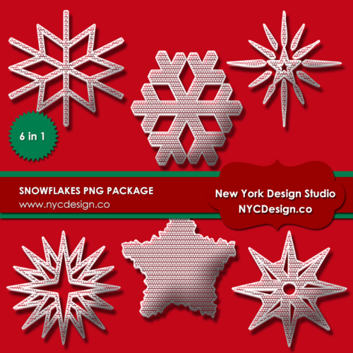 Snowflake PNG Pack 2