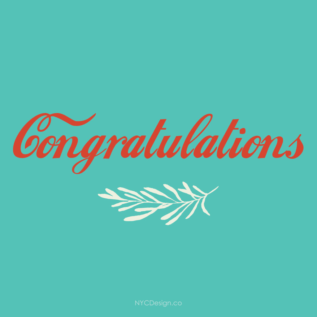 Congratulations Cards, Free, Printable Floral, Navy Blue, Turquoise