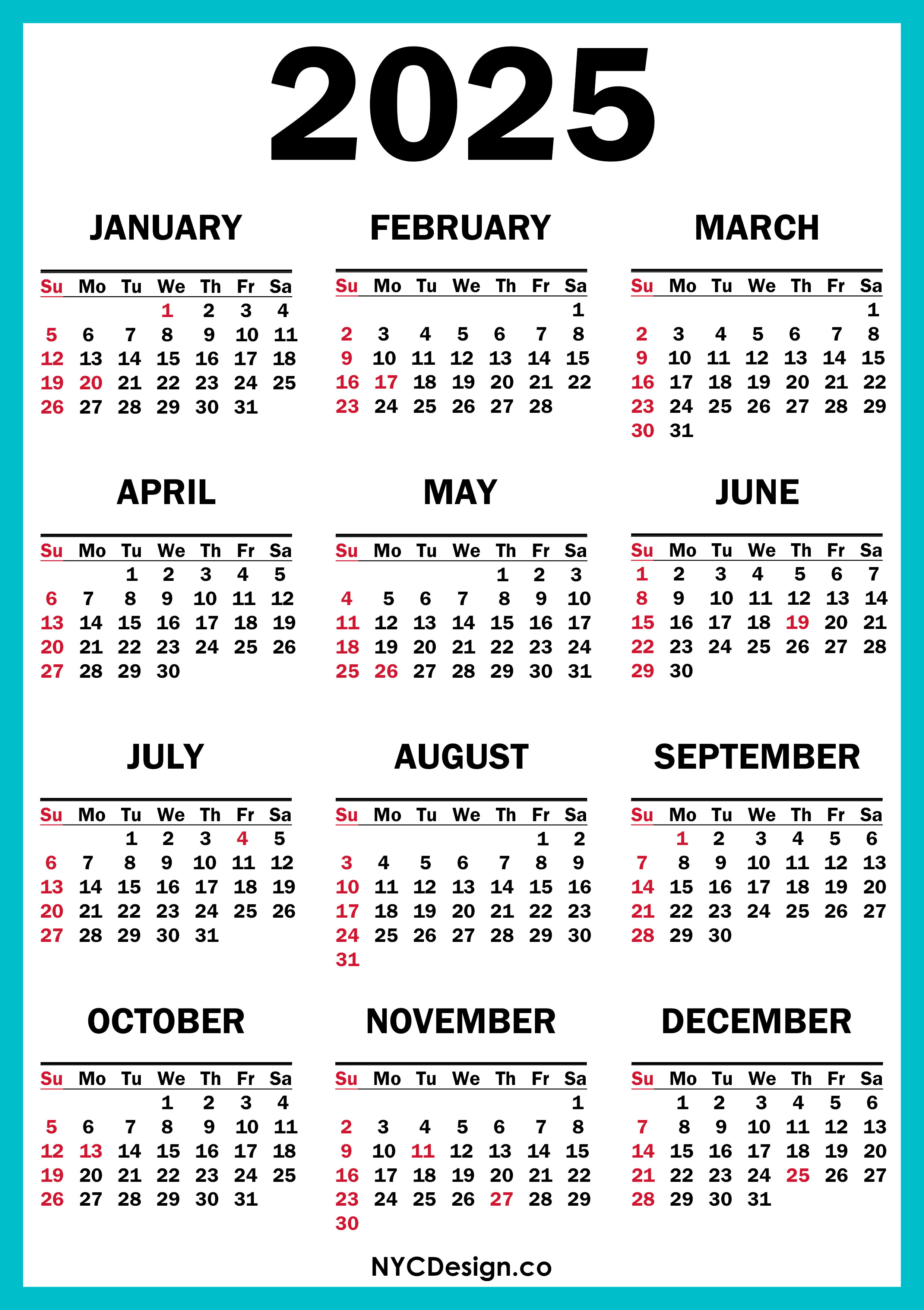 2025-united-states-calendar-with-holidays